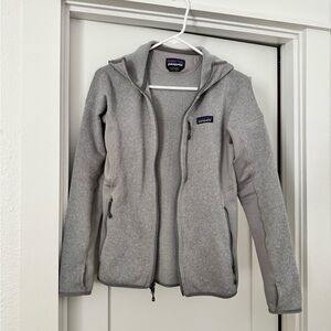 Patagonia Light Gray Fleece Jacket